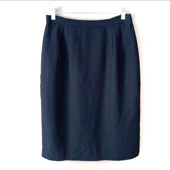 🌿Vintage Black Pencil Skirt - Picture 1 of 6